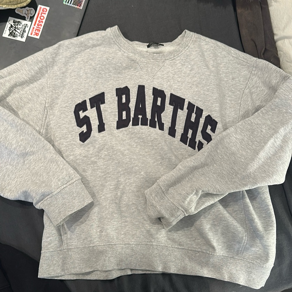 Oversized crew neck